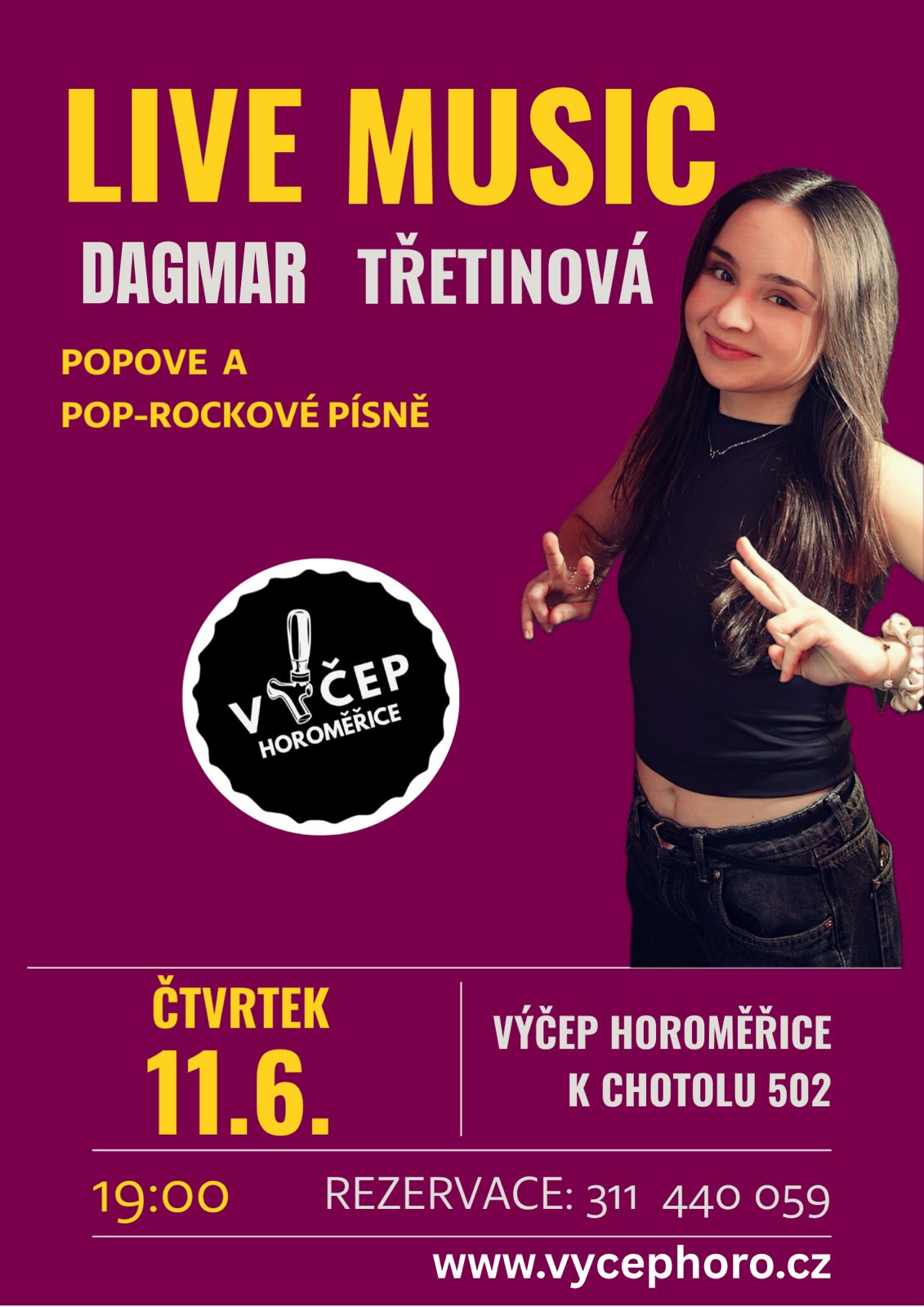 Hudební večer s Dagmar Třetinovou
